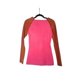 NWOT Free People One Teaspoon Heart of Glass Shirt Hot Pink